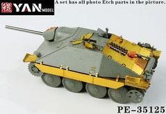 1/35 German Jagdpanzer 38(t) Hetzer Early Ver.Full PE Set+Resin for Takom 2170