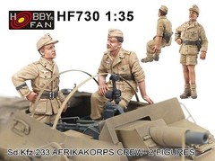 Hobby Fan 1/35 HF-730 WWII German Sd.Kfz. Afrikakorps Crew – 2 Figures