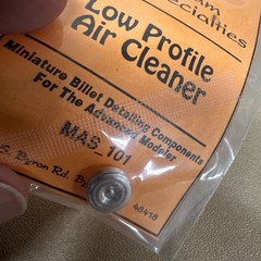 Machined Aluminum Specialties 101 1/24 Scale Low Profile Air Cleaner