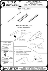 Master AM72140 1/72 F-5E/F Tiger II – Pitot Tube & 20mm Barrels