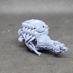 LSA Supercharged model engine resin 3D printed 1:24-1:8 scale