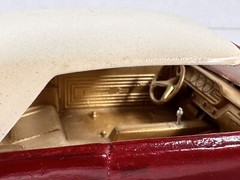 PONTIAC GTO 1965 Built Up Red and White Vintage Assembled Model Car 1:25 Scale