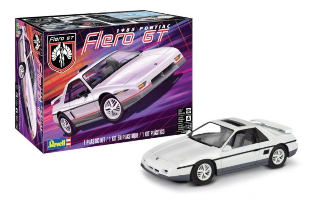 Revell 1985 Pontiac Fiero GT 1:24 14573 Model Kit – Unpainted