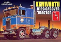 AMT Gulf Kenworth K123 Cabover Tractor Cab – Plastic Model Truck Kit – 1/25