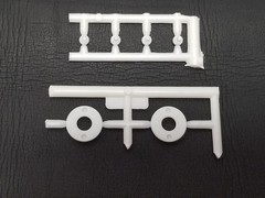 Diamond REO Truck 2 BACKING PLATES 2 AIR & 2 BRAKE CHAMBERS for 1:25 AMT Model