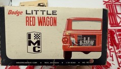 Vintage IMC Dodge LITTLE RED WAGON / Kit No. 107-200 / 1/25 Scale Model