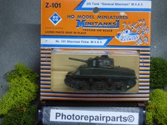 Roco Minitanks / Herpa WWII US M-4 A3 Sherman Medium Main Battle Tank Lot#7422©