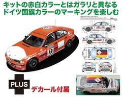 Platz NUNU 1/24 BMW 320i E46 2001 ETCC Champion Carly Motors Model Kit PN24007LB