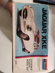 Monogram Jaguar XKE 1:25 Model Car Kit~ PARTS ONLY