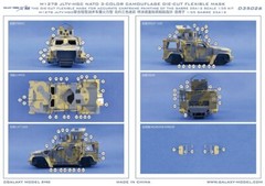 Galaxy D35026 1/35 M1278 JLTV-HGC Nato 3-color Camouflage Mask for SABRE 35A12