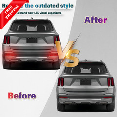 LED Rear Bumper Reflector Lights Kit for Kia Sorento 2024 2025 2026 Daytime Runn