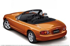 Aoshima AO-20468 1/24The Model Car(117)Kit Mazda MX-5 Miata Roadster RS NB8C ’99