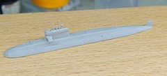 3D Printed 1 /700 China’s 039C conventional submarine Unpainted /1PC