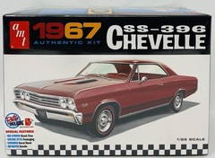 AMT 1/25 Scale 1967 Chevelle SS-396 – Retro Deluxe Factory Sealed Authentic Kit