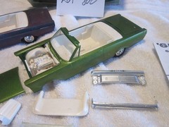 AMT 65 FORD GALAXIE 500 XL JUNKYARD MODEL KIT PARTS LOT #800
