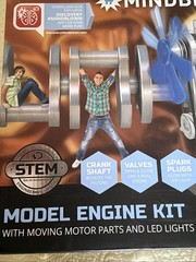 Discovery Mindblown Model Engine Building Kit 4 Cylinder Combustion NEW