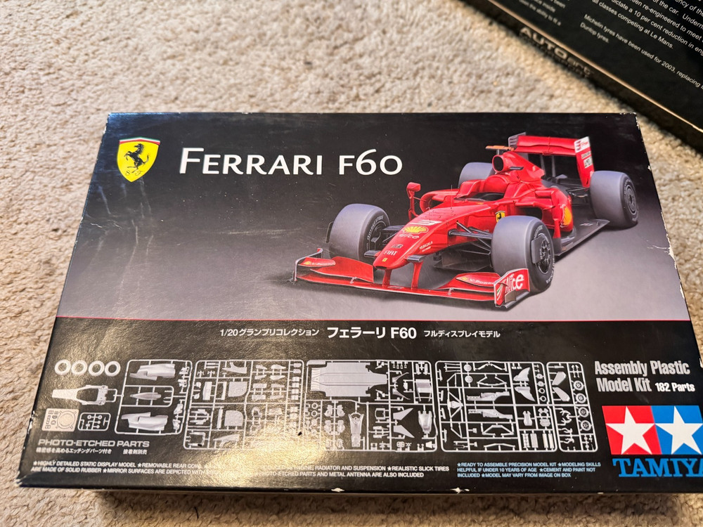 Tamiya 1:20 Ferrari F60 2009 F1 Model Kit – Complete, Unstarted