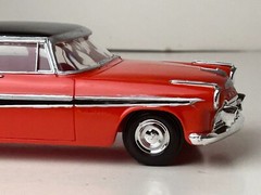Jo-Han Reissue 1956 DeSoto Sedan Promo Car with Box, Red & Black