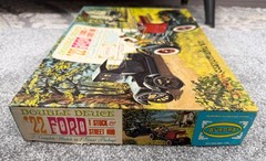 Aurora ’22 Ford Double Deuce T Stock & Street Rod *EMPTY BOX* for model kit vtg