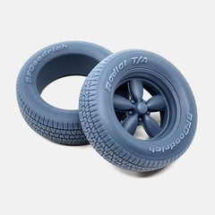 1/24 Resin 15 inch Daisy Wheels, BFGoodrich Radial T/A Tires, and Brake Set