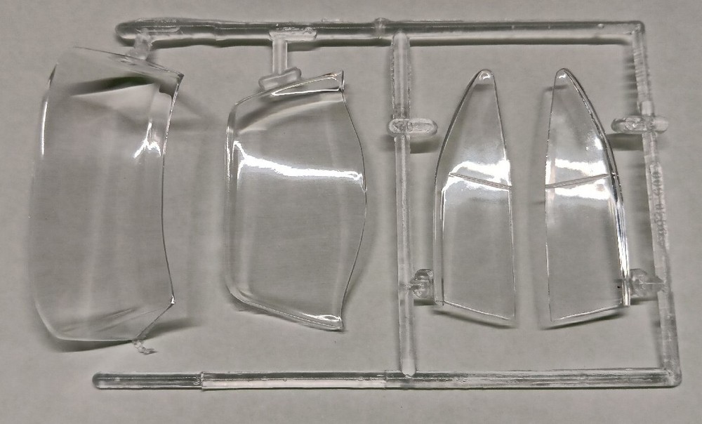 1970 Dodge Coronet Super Bee 1/25 MPC Glass Windshield Door Back Clear Plastic