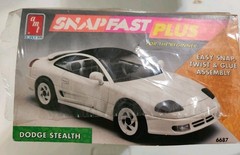 AMT Snap Fast Dodge Stealth Twin Turbo Model Car Kit 1:25 Scale NEW