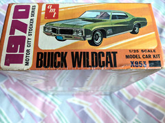 FACTORY-SEALED! **ORIGINAL VINTAGE AMT MOTOR CITY KIT “1970 BUICK WILDCAT” *NIB!