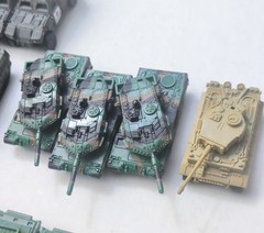 Lot Of 21 Choco Egg Mini Model Combat Tank WW2 US SU GE JP import Japan