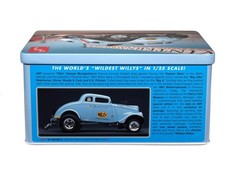 AMT 1513 1/25 1933 Willys Gasser Ohio George Model Kit Chrome Parts Tin Box
