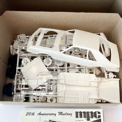 MPC 1:25 20th Anniversary Edition 1984 Mustang Model Car Kit #1-0768 -OPEN BOX