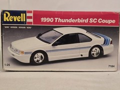 Revel 1990 Thunderbird SC Coupe Complete Model Kit Open Box