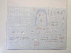 SHUNKO Decal Sheet 1:20 Scale Tyrrell Yamaha 023 1995 #SHK-D222 for Tamiya kit