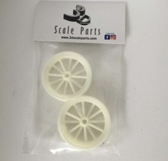 Two 1:8 3d Printed Wheels For The Revell-Monogram for soft Front Skinny 135 Tire