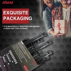 AMM 9-Piece Socket Organizer, 1/2 inch, 3/8 inch and 1/4 inch Drive ABS