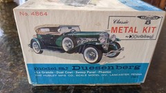 HUBLEY Metal model kit – SJ DUESENBERG; unassembled; #4864; 1/18 scale