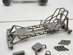 Mud Dragster 4×4 Fully Detailed 1/25 Scale Model Kit