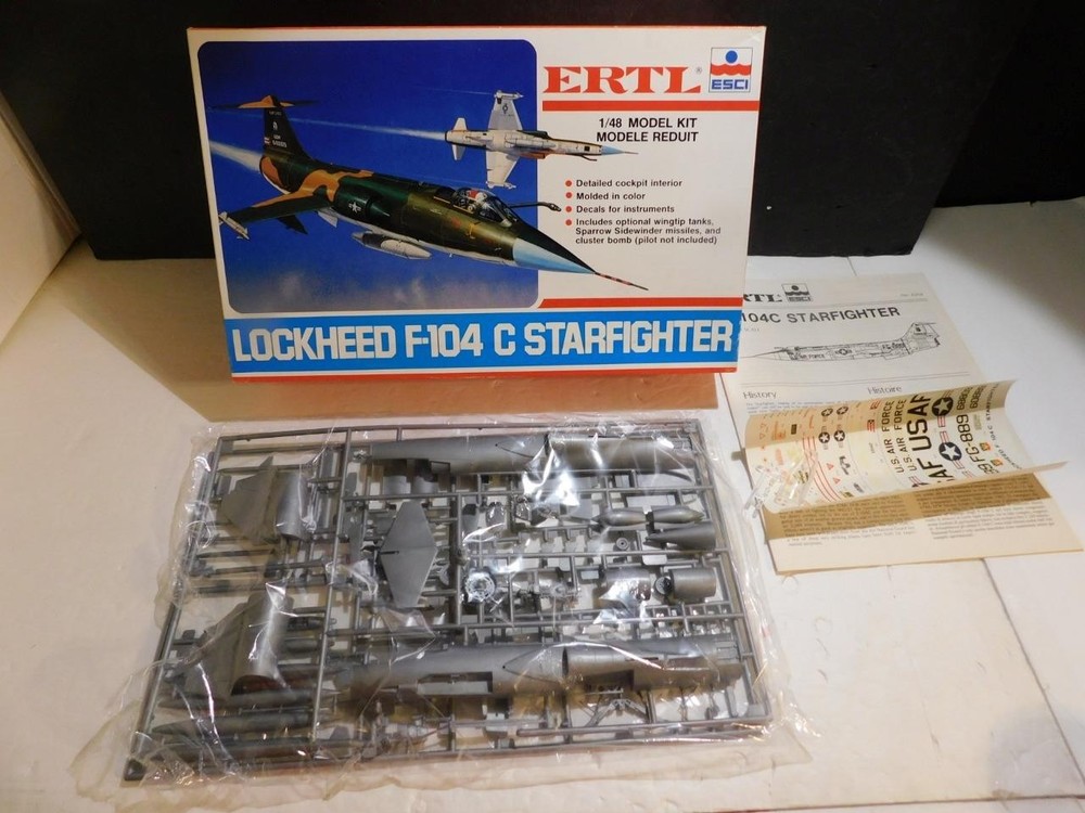 ESCI/ERTL 1:48 #8204 Lockheed F-104 C Starfighter OBN