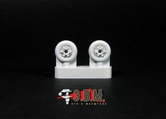 1:48 Resin Wheels for scale model F16A B Landing Gear