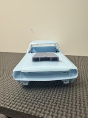 1:25 3D Hemi style hood scoop Universal Fit. Body Not Included.