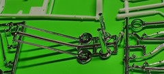 29 Ford Model A Pickup 1/25 Frame Chrome Rear End Axle Suspension 1929 Revell