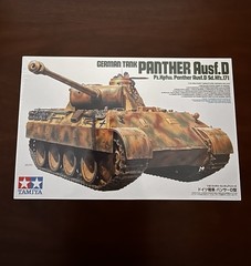 1/35 Tamiya German Tank Panther Ausf. D Kit 35345 w/ 198 links Tracks & Grille