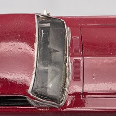 1968 Ford Mustang 1/25 Built Model Car Parts Diorama Display Glued Hood