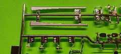 1968 Volkswagen Beetle VW 1/24 Revell Chrome Emblem Door Handles Wipers Antenna