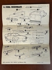 Vintage AMT ’73 Ford Mustang Mach 1 Road Racer 4-n-1 Model Kit T425 1/25 Scale