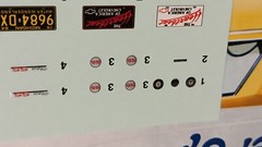 1964 Chevy II Nova SS Moebius 1/25 Waterslide Decal Sheet Instructions Emblems