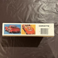 1979 Monogram 1016 Corvette SnapTite 1/32 Scale Model with Decals & Instructions