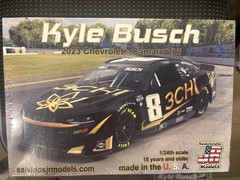 Salvino’s JR Kyle Busch Model Lot Camaro ZL1 Nascar 1/24 Scale Cars SEALED