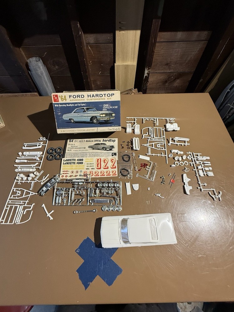 AMT 1964 Ford Galaxie 500XL Hardtop Unassembled Plastic Model Kit