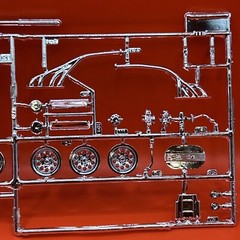 1969 Torino Cobra AMT Chrom Wheels Bumpers Grill Carbs Model Parts 1:25 New L3