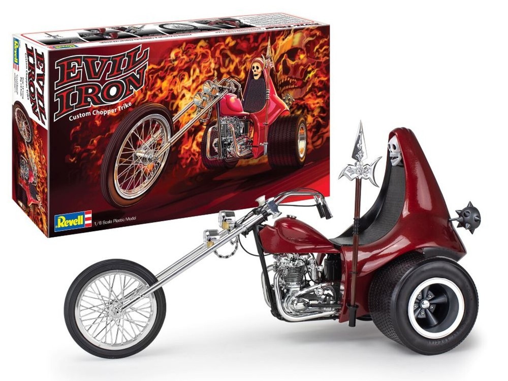 Revell 1/8 Evil Iron Custom Chopper Trikek RMX7325-NEW
